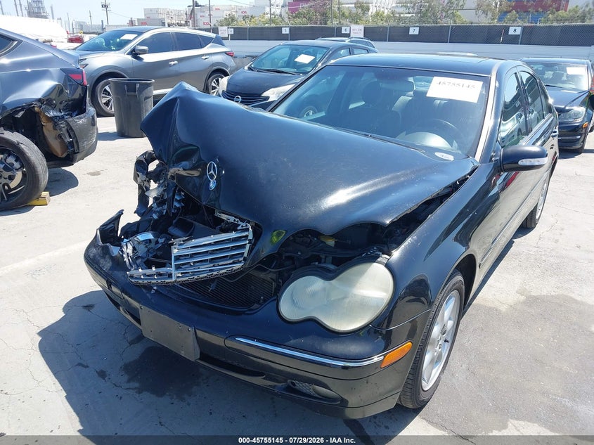 2003 Mercedes-benz C class VIN WDBRF61J03F376178 IAAI salvage auction — FRONT END, Salvage (California), sold $300 on 2026-08-12 (photo 6)