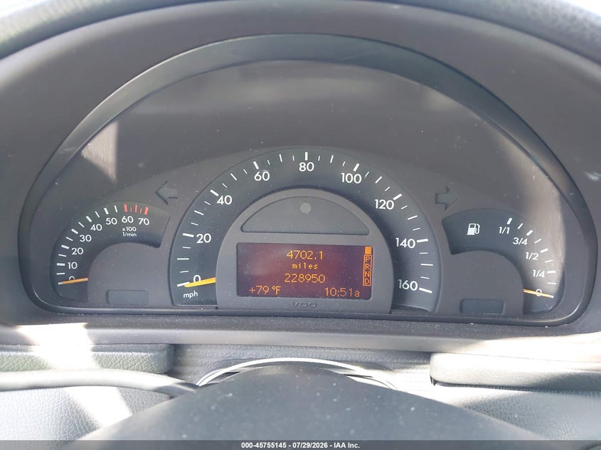 2003 Mercedes-benz C class VIN WDBRF61J03F376178 IAAI salvage auction — FRONT END, Salvage (California), sold $300 on 2026-08-12 (photo 7)