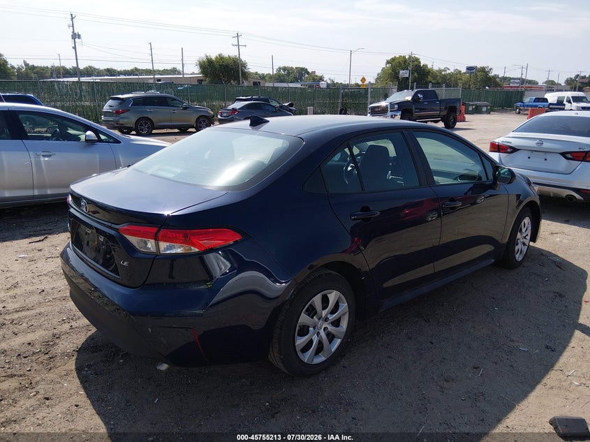 2026 Toyota Corolla VIN 5YFB4MDE3TP416953 IAAI salvage auction — NORMAL WEAR, Enterprise Vehicles Clear Only (Kansas), sold $11,400 on 2026-08-02 (photo 4)