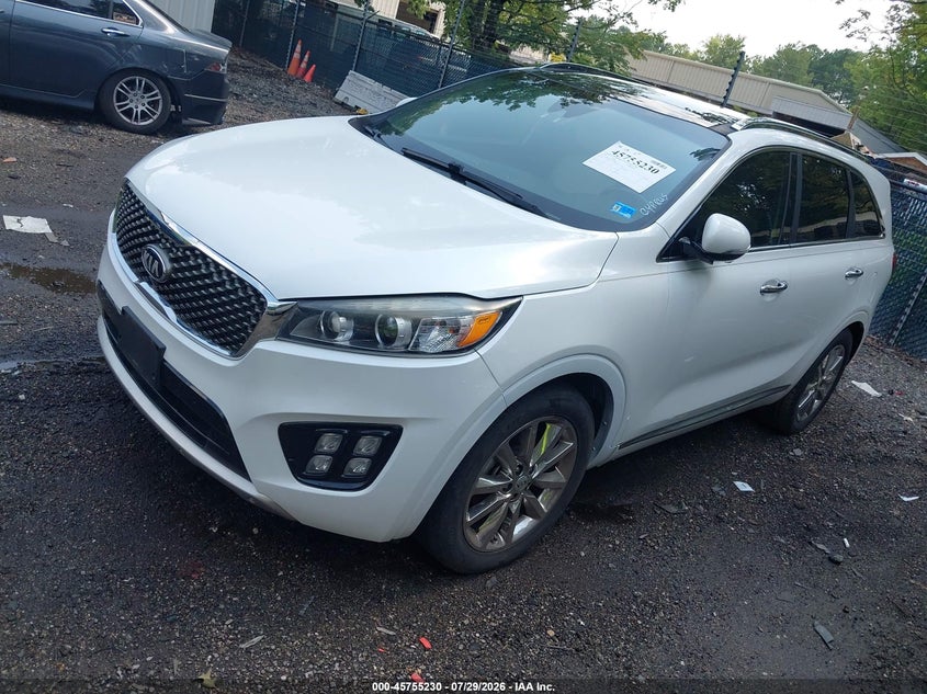 2016 Kia Sorento VIN 5XYPK4A5XGG146663 IAAI salvage auction — NORMAL WEAR, Clear (Virginia), sold $625 on 2026-07-30 (photo 2)