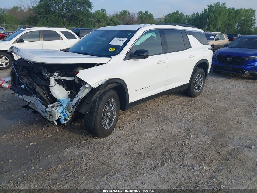 2024 Chevrolet Traverse VIN 1GNERGKS7RJ189571 IAAI salvage auction — FRONT END, Junk Bill Of Sale Mv2459 (Wisconsin), sold $8,675 on 2026-09-03 (photo 2)