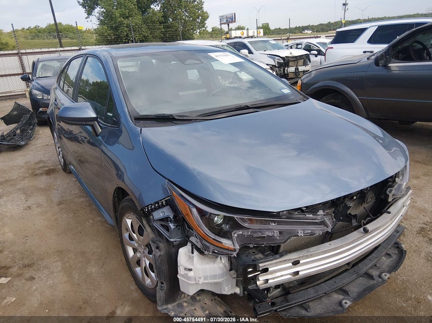 2025 Toyota Corolla VIN 5YFB4MDE1SP281339 IAAI salvage auction — FRONT END, Enterprise Vehicles Clear Only (Texas), sold $9,800 on 2026-08-02 (photo 1)