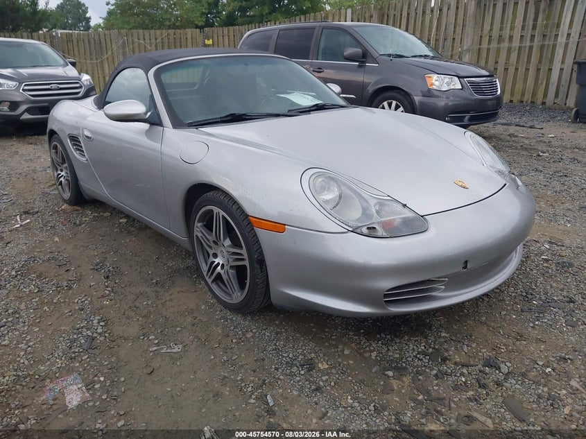 2003 Porsche Boxster VIN WP0CA29873U621439 IAAI salvage auction — UNKNOWN, Salvage (Virginia), sold $2,675 on 2026-09-12 (photo 1)