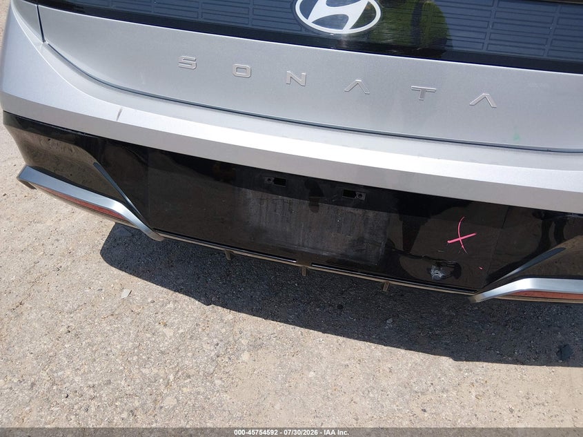 2026 Hyundai Sonata VIN KMHL24JJ2TA151258 IAAI salvage auction — REAR END, Enterprise Vehicles Clear Only (Texas), sold $14,800 on 2026-08-02 (photo 6)