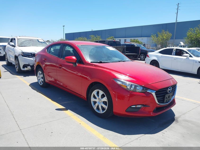 2017 Mazda 3 VIN 3MZBN1U71HM151720 IAAI salvage auction — LEFT SIDE, Wait Title, sold $3,775 on 2026-09-21 (photo 1)