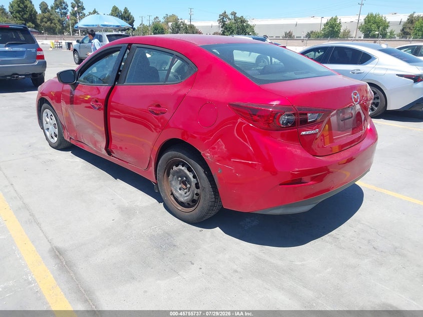 2017 Mazda 3 VIN 3MZBN1U71HM151720 IAAI salvage auction — LEFT SIDE, Wait Title, sold $3,775 on 2026-09-21 (photo 3)