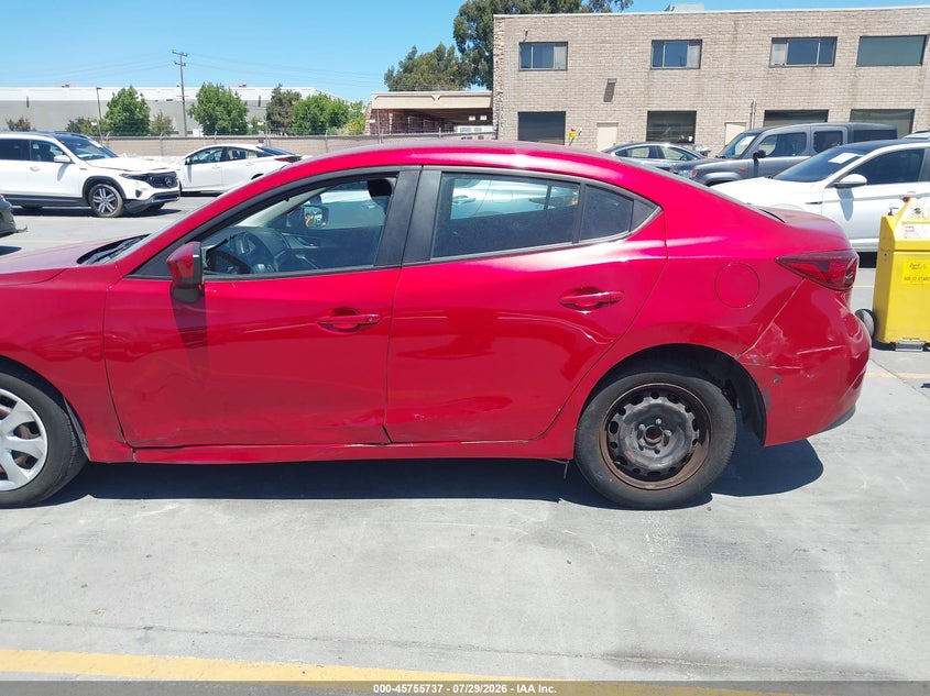 2017 Mazda 3 VIN 3MZBN1U71HM151720 IAAI salvage auction — LEFT SIDE, Wait Title, sold $3,775 on 2026-09-21 (photo 6)