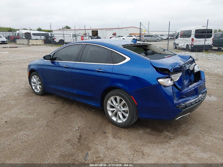 2015 Chrysler 200 VIN 1C3CCCCG0FN510136 IAAI salvage auction — REAR END, Certificate Of Title (Nebraska), sold $1,450 on 2026-08-26 (photo 3)