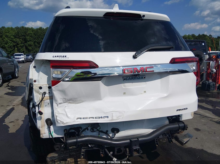 2021 Gmc Acadia VIN 1GKKNULS3MZ160703 IAAI salvage auction — REAR END, Salvage Title, sold $9,700 on 2026-08-19 (photo 6)