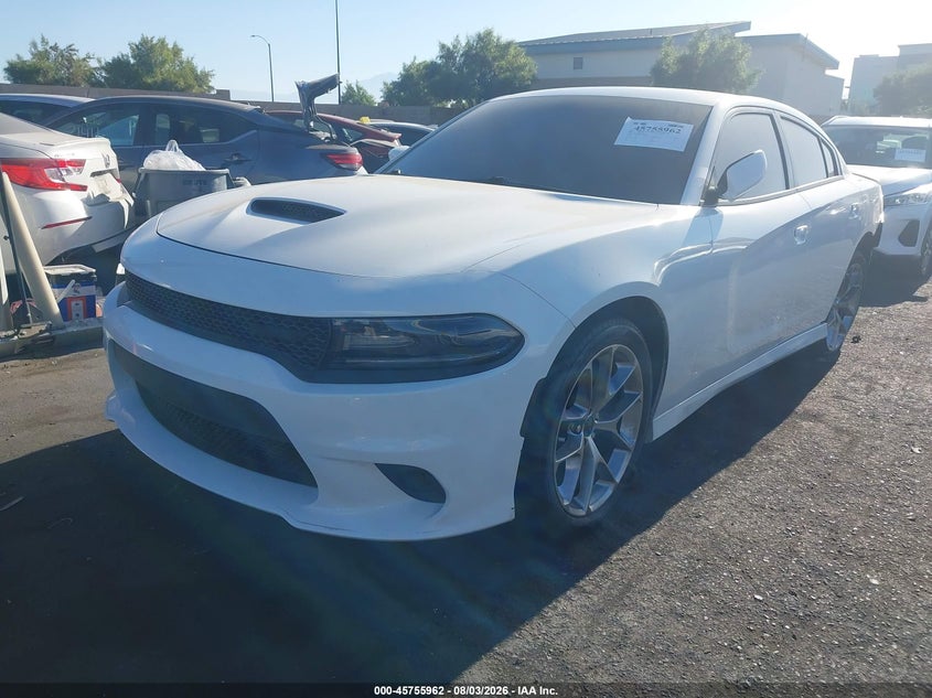 2020 Dodge Charger VIN 2C3CDXHG8LH245290 IAAI salvage auction — LEFT REAR, Wait Title, sold $8,200 on 2026-08-14 (photo 2)
