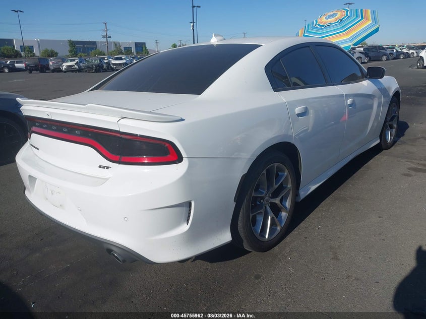 2020 Dodge Charger VIN 2C3CDXHG8LH245290 IAAI salvage auction — LEFT REAR, Wait Title, sold $8,200 on 2026-08-14 (photo 4)