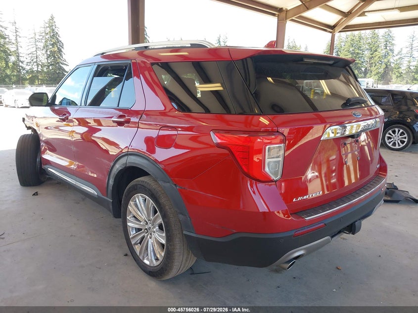 2020 Ford Explorer VIN 1FMSK8FH4LGD06866 IAAI salvage auction — LEFT SIDE, Salvage Title, sold $6,000 on 2026-09-02 (photo 3)