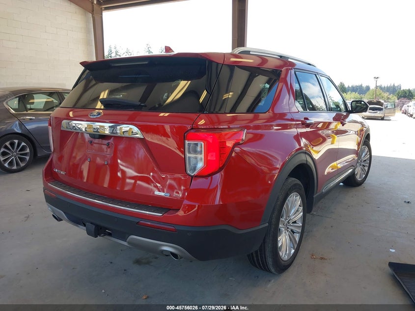 2020 Ford Explorer VIN 1FMSK8FH4LGD06866 IAAI salvage auction — LEFT SIDE, Salvage Title, sold $6,000 on 2026-09-02 (photo 4)
