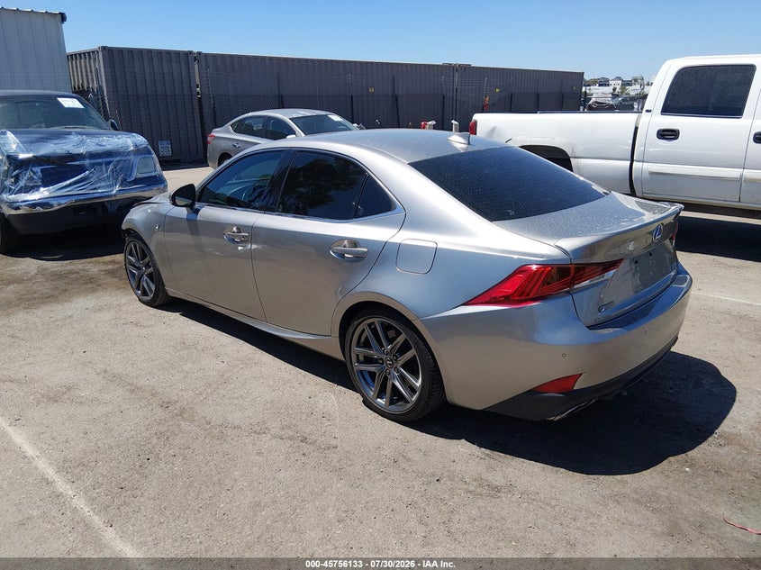 2019 Lexus Is VIN JTHBA1D24K5098364 IAAI salvage auction — FRONT END, Salvage Title, sold $7,700 on 2026-08-30 (photo 3)