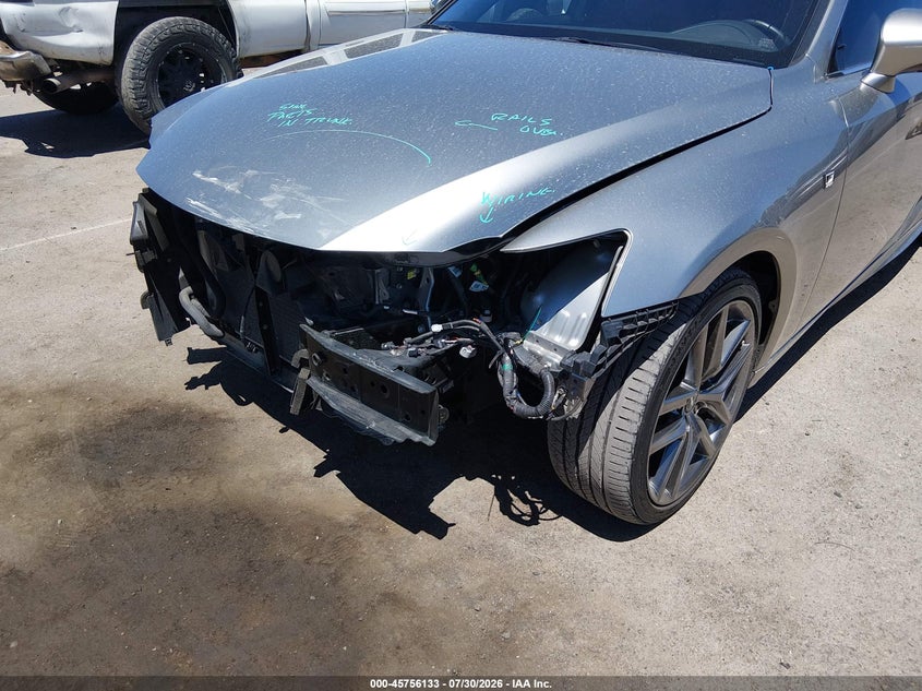 2019 Lexus Is VIN JTHBA1D24K5098364 IAAI salvage auction — FRONT END, Salvage Title, sold $7,700 on 2026-08-30 (photo 6)