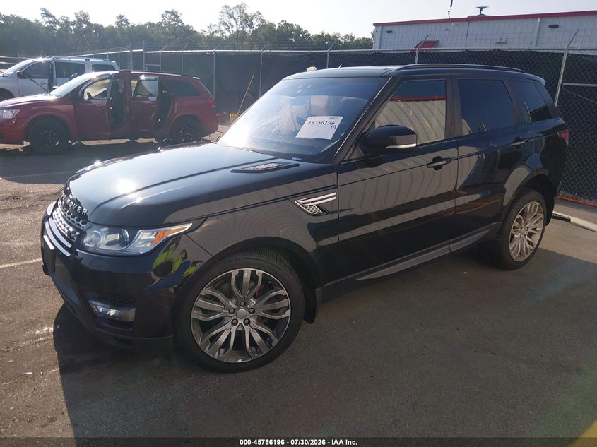 2017 Land Rover Range Rover Sport VIN SALWR2FK3HA151840 IAAI salvage auction — RIGHT FRONT, Wait Title, sold $3,400 on 2026-09-26 (photo 2)