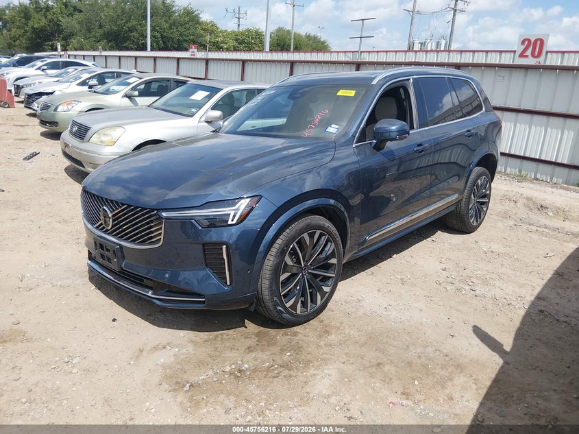 2026 Volvo Xc90 VIN YV4062PE9T1535464 IAAI salvage auction — RIGHT FRONT, Enterprise Vehicles Clear Only (Texas), sold $33,500 on 2026-08-05 (photo 2)