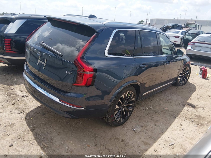 2026 Volvo Xc90 VIN YV4062PE9T1535464 IAAI salvage auction — RIGHT FRONT, Enterprise Vehicles Clear Only (Texas), sold $33,500 on 2026-08-05 (photo 4)