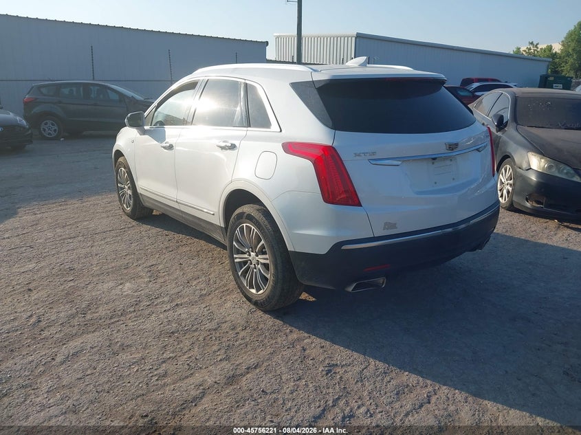 2017 Cadillac XT5 VIN 1GYKNBRS8HZ242496 IAAI salvage auction — Hail, Clear, sold $3,250 on 2026-10-14 (photo 3)