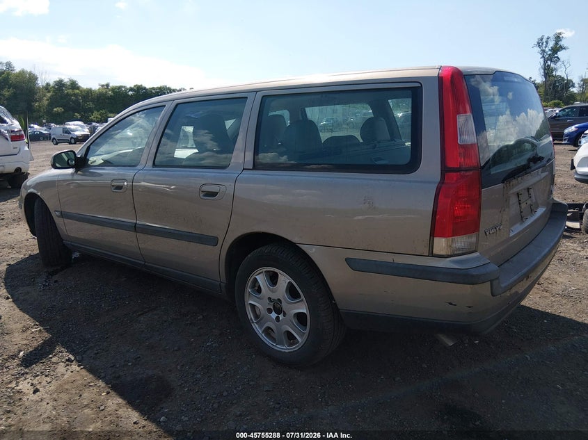 2001 Volvo V70 VIN YV1SW58D212112231 IAAI salvage auction — NORMAL WEAR, Clear (New Jersey), sold $25 on 2026-08-06 (photo 3)