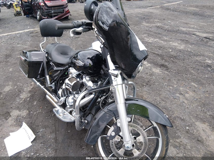 2022 Harley-davidson Street glide VIN 1HD1KBC18NB639560 IAAI salvage auction — ALL OVER, Salvage Title, sold $7,500 on 2026-09-08 (photo 1)