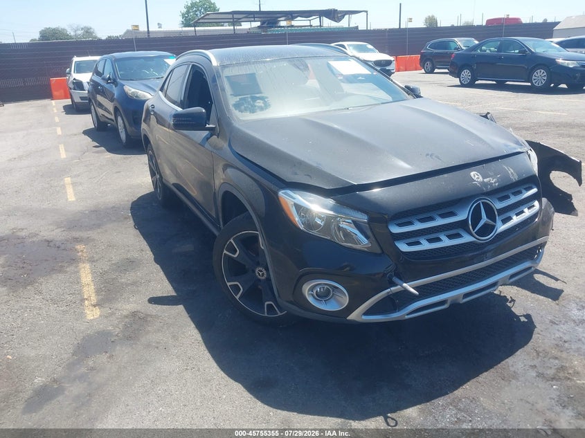 2019 Mercedes-benz Gla-klasse VIN WDCTG4EB7KU009679 IAAI salvage auction — LEFT FRONT, Salvage Title, sold $3,100 on 2026-08-06 (photo 1)
