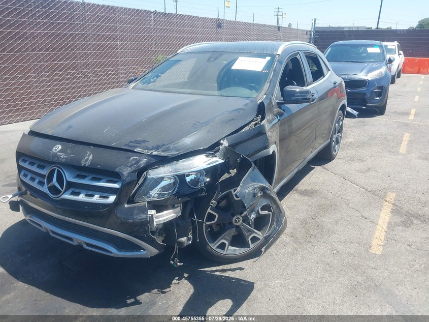 2019 Mercedes-benz Gla-klasse VIN WDCTG4EB7KU009679 IAAI salvage auction — LEFT FRONT, Salvage Title, sold $3,100 on 2026-08-06 (photo 2)