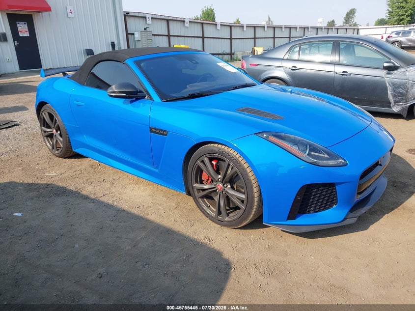 2017 Jaguar F-type VIN SAJWJ6K87HMK38656 — IAAI salvage auction photo
