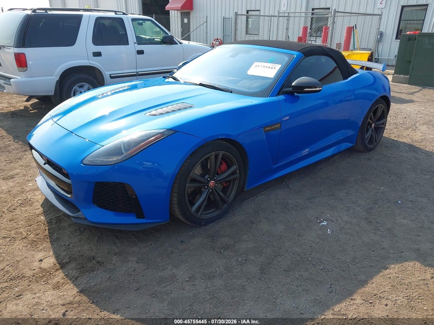 2017 Jaguar F-type VIN SAJWJ6K87HMK38656 IAAI salvage auction — UNKNOWN, Salvage (Idaho), sold $29,850 on 2026-08-25 (photo 2)