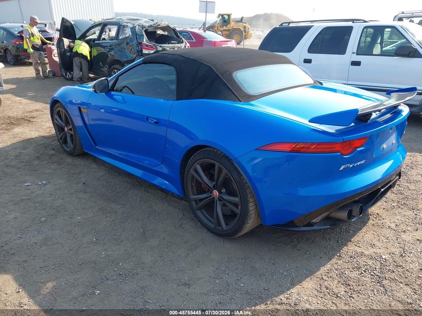 2017 Jaguar F-type VIN SAJWJ6K87HMK38656 IAAI salvage auction — UNKNOWN, Salvage (Idaho), sold $29,850 on 2026-08-25 (photo 3)