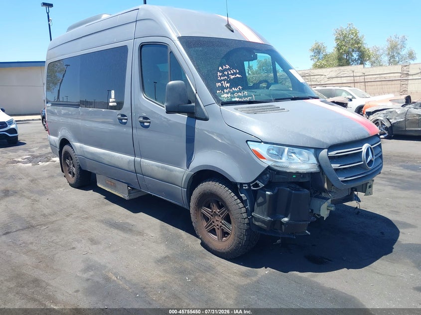 2019 Mercedes-benz VIN WDZPF0CD6KT005927 IAAI salvage auction — FRONT END, Salvage Title, sold $17,850 on 2026-08-14 (photo 1)