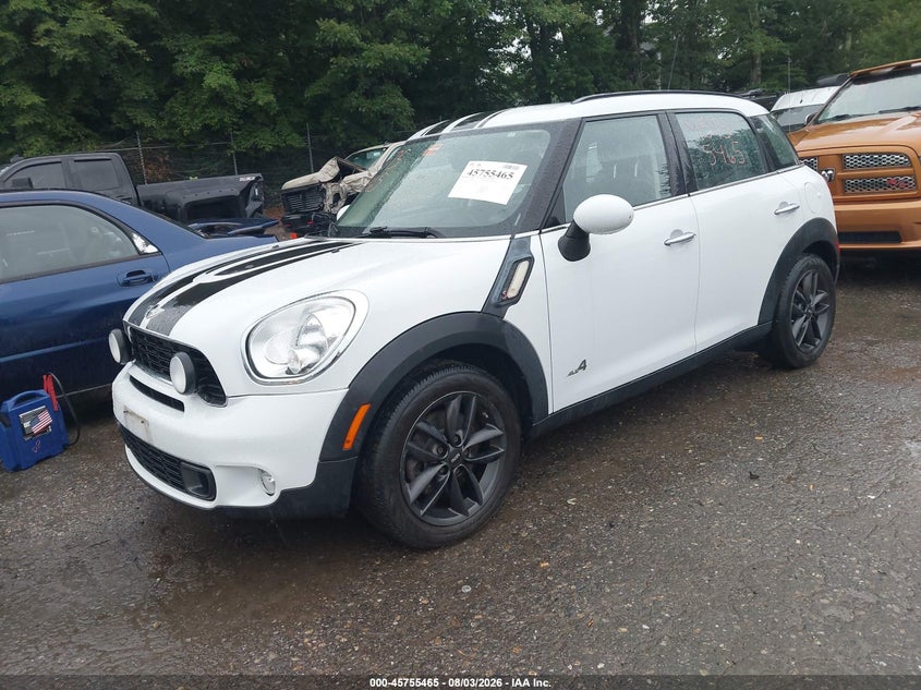 2012 Mini VIN WMWZC5C58CWM12040 IAAI salvage auction — NORMAL WEAR, Salvage Title, sold $1,475 on 2026-08-10 (photo 2)