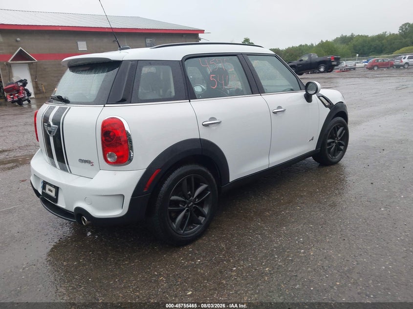 2012 Mini VIN WMWZC5C58CWM12040 IAAI salvage auction — NORMAL WEAR, Salvage Title, sold $1,475 on 2026-08-10 (photo 4)