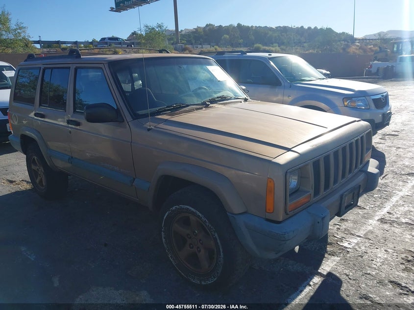 1999 Jeep Cherokee VIN 1J4FT68S7XL553158 IAAI salvage auction — NORMAL WEAR, Clear - Dealer Only (California), sold $825 on 2026-08-02 (photo 1)