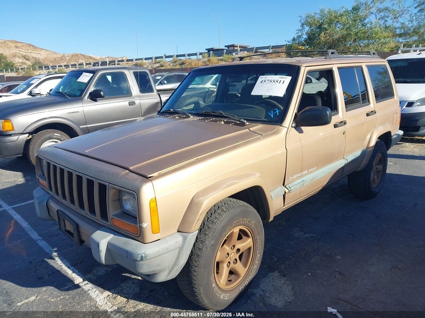 1999 Jeep Cherokee VIN 1J4FT68S7XL553158 IAAI salvage auction — NORMAL WEAR, Clear - Dealer Only (California), sold $825 on 2026-08-02 (photo 2)