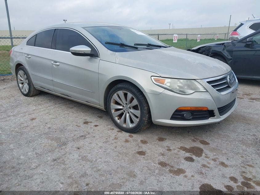 2010 Volkswagen Cc VIN WVWMN7AN9AE535726 IAAI salvage auction — NORMAL WEAR, Original (Texas), sold $300 on 2026-08-03 (photo 1)