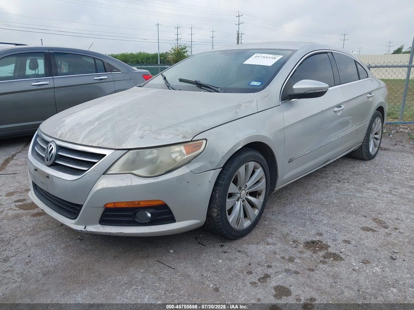 2010 Volkswagen Cc VIN WVWMN7AN9AE535726 IAAI salvage auction — NORMAL WEAR, Original (Texas), sold $300 on 2026-08-03 (photo 2)