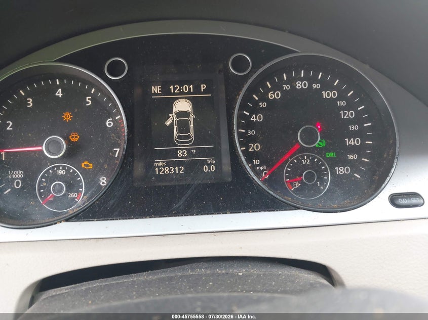 2010 Volkswagen Cc VIN WVWMN7AN9AE535726 IAAI salvage auction — NORMAL WEAR, Original (Texas), sold $300 on 2026-08-03 (photo 7)