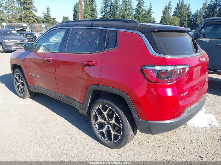 2025 Jeep Compass VIN 3C4NJDCN0ST579112 IAAI salvage auction — FRONT END, Wait Title, sold $13,600 on 2026-08-26 (photo 3)