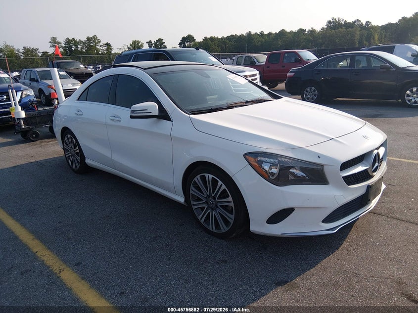 2018 Mercedes-benz Cla-class VIN WDDSJ4EB2JN627901 IAAI salvage auction — NORMAL WEAR, Repossession Paperwork (Georgia), sold $5,300 on 2026-08-12 (photo 1)
