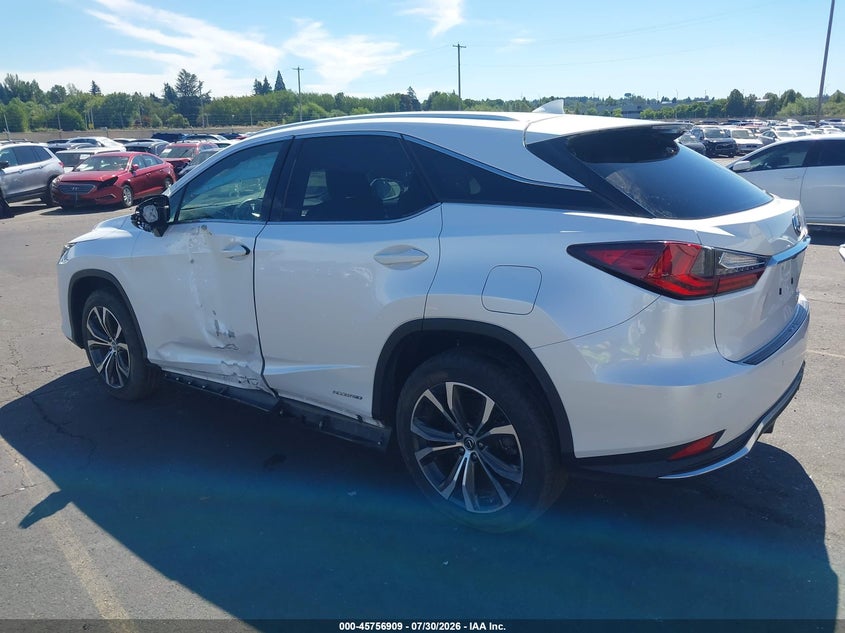 2022 Lexus Rx VIN 2T2HGMDA2NC088180 IAAI salvage auction — SIDE, Salvage Title, sold $22,825 on 2026-09-10 (photo 3)