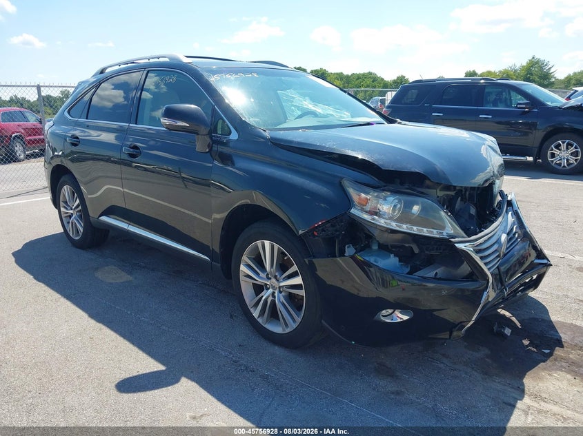 2015 Lexus Rx VIN 2T2BK1BA6FC253056 IAAI salvage auction — FRONT END, Clear (Indiana), sold $4,850 on 2026-08-30 (photo 1)