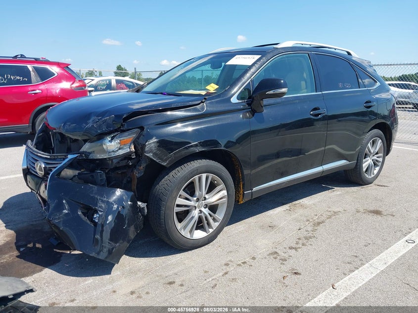 2015 Lexus Rx VIN 2T2BK1BA6FC253056 IAAI salvage auction — FRONT END, Clear (Indiana), sold $4,850 on 2026-08-30 (photo 2)