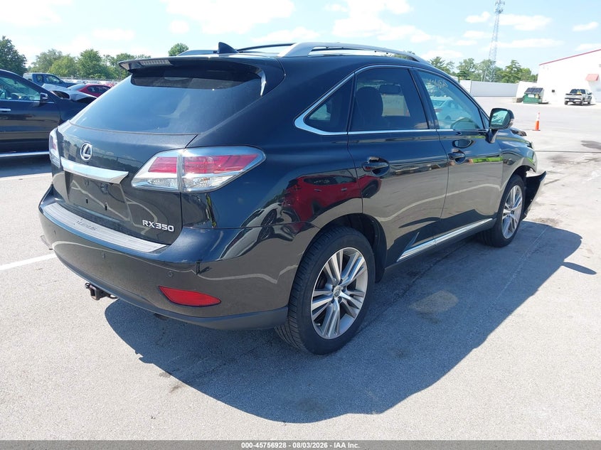 2015 Lexus Rx VIN 2T2BK1BA6FC253056 IAAI salvage auction — FRONT END, Clear (Indiana), sold $4,850 on 2026-08-30 (photo 4)