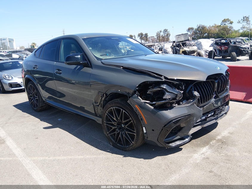 2022 BMW X6 m VIN 5YMCY0C05N9K70885 IAAI salvage auction — UNDERCARRIAGE, Salvage (California), sold $17,700 on 2026-07-30 (photo 1)