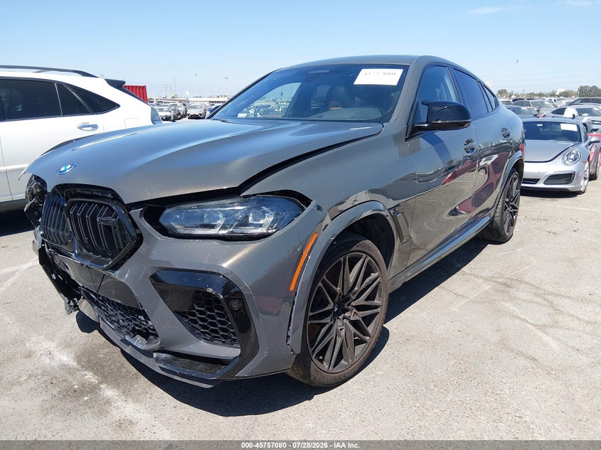 2022 BMW X6 m VIN 5YMCY0C05N9K70885 IAAI salvage auction — UNDERCARRIAGE, Salvage (California), sold $17,700 on 2026-07-30 (photo 2)