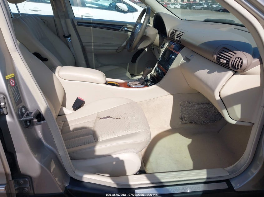 2007 Mercedes-benz C class VIN WDBRF54H37A921831 IAAI salvage auction — SUSPENSION, Salvage (California), sold $350 on 2026-08-17 (photo 5)