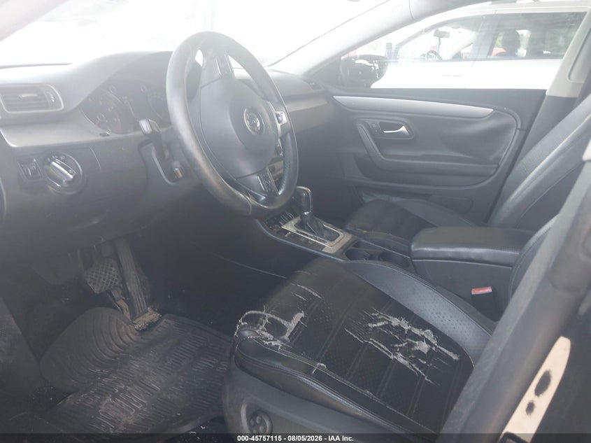 2012 Volkswagen Cc VIN WVWMN7AN3CE500666 IAAI salvage auction — FRONT END, Salvage (Georgia), sold $350 on 2026-09-11 (photo 5)