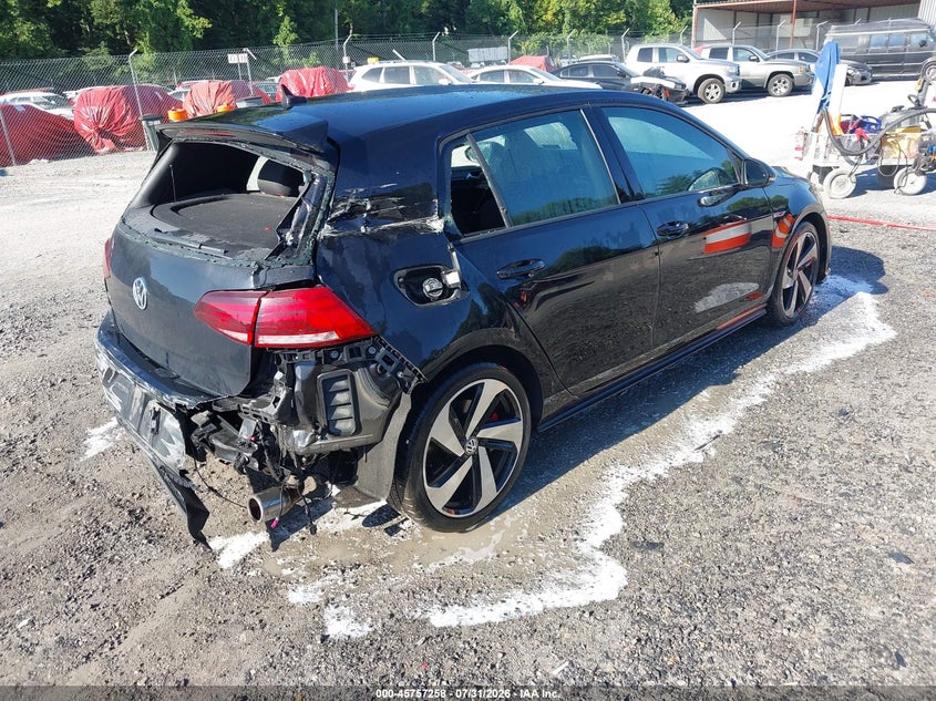 2020 Volkswagen Golf gti VIN 3VW5T7AU4LM014120 IAAI salvage auction — FRONT & REAR, Salvage (West Virginia), sold $0 on 2026-10-02 (photo 4)