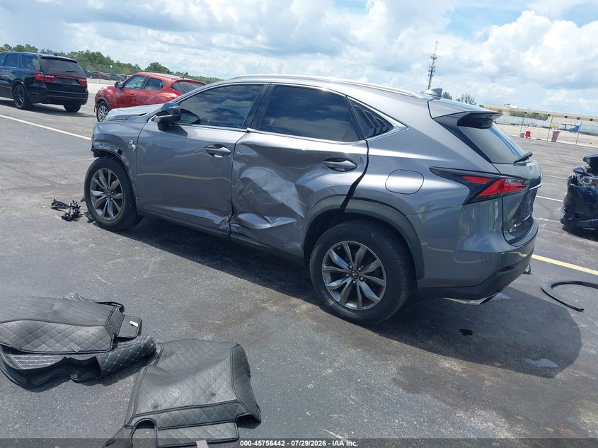 2017 Lexus Nx VIN JTJYARBZ7H2072620 IAAI salvage auction — FRONT END, Wait Title, sold $3,000 on 2026-09-03 (photo 3)